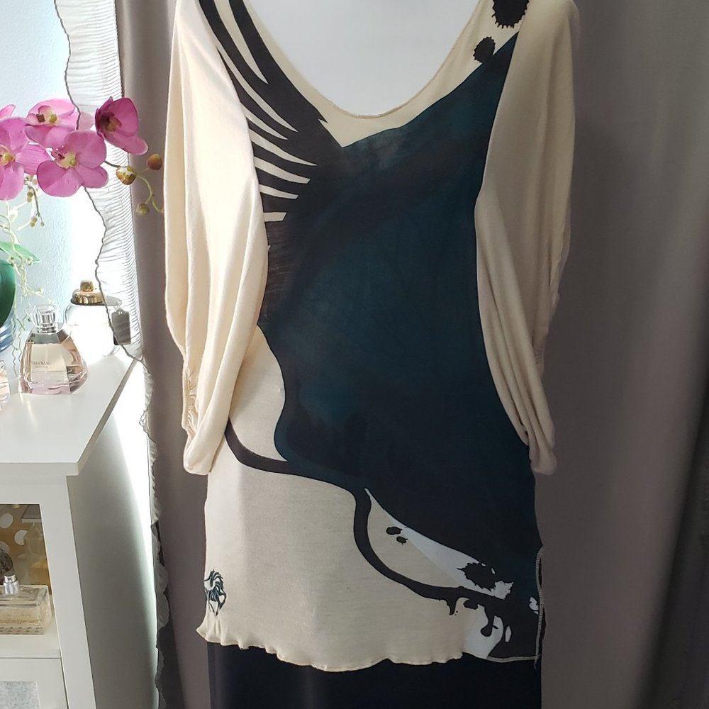 Women's asian inspired shirt